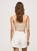 Women Buff Pepe Jeans Knit Straps Top 60J40242 - Image 4