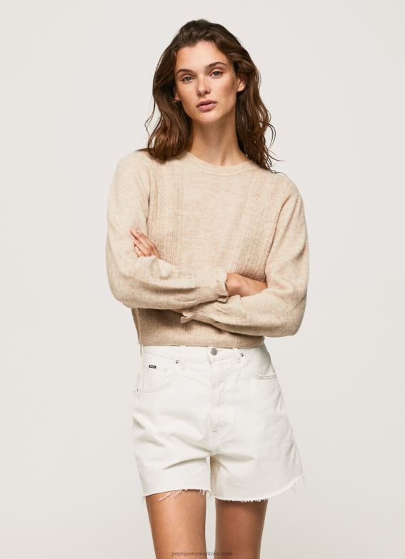 women_buff_pepe_jeans_openwork_round_neck_jersey_60j40244.jpg Women Buff Pepe Jeans Openwork Round Neck Jersey 60J40244 - Image 1