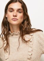 Women Buff Pepe Jeans Perkins Neck Jersey 60J40245 - Image 4