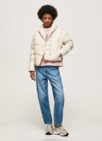 Women Buff Pepe Jeans Shiny Padded Down Jacket 60J40124 - Image 2