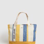 Women Buttermilk Pepe Jeans 2 In 1 Bag Convertible To Backpack 60J40736