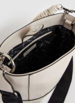 Women Buttermilk Pepe Jeans Double-Handled Bucket Bag 60J40731 - Image 3