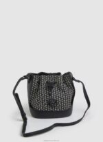 Women Buttermilk Pepe Jeans Double-Handled Bucket Bag 60J40731 - Image 4