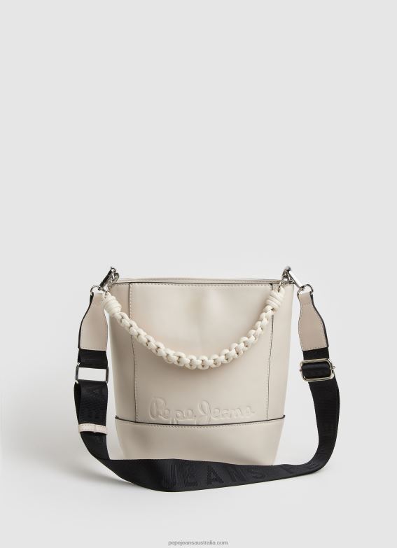 women_buttermilk_pepe_jeans_double_handled_bucket_bag_60j40731.jpg Women Buttermilk Pepe Jeans Double-Handled Bucket Bag 60J40731 - Image 1
