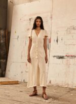 Women Buttermilk Pepe Jeans Faye Fine Knited Dress 60J40151