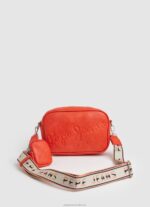 Women Caramel Pepe Jeans Woven Straw Tote 60J40717 - Image 4