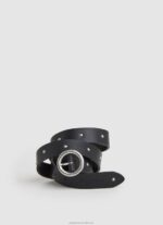 Women Cedar Wood Pepe Jeans Circular Logo Suade Belt 60J40763 - Image 3