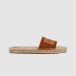 Women Cognac Pepe Jeans Siva Berry Leather Sandals 60J40682