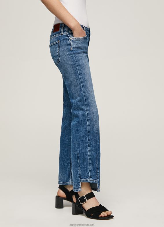 Women Denim Pepe Jeans Alex Low Rise Straight Fit Jeans 60J4024 - Image 3