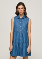 Women Denim Pepe Jeans Arya Short Denim Dress 60J40183