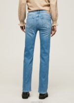 Women Denim Pepe Jeans Aubrey Midrise Slim Fit Jeans 60J4069 - Image 4