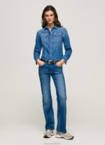Women Denim Pepe Jeans Aubrey Slim Fit Midrise Jeans 60J4068