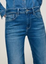 Women Denim Pepe Jeans Aubrey Slim Fit Midrise Jeans 60J4068 - Image 3