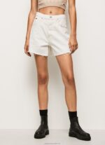 Women Denim Pepe Jeans Balloon Fit Denim Shorts 60J40498 - Image 2