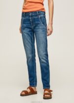 Women Denim Pepe Jeans Carey Midrise Relaxed Fit Jeans 60J4080 - Image 2