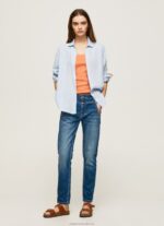 Women Denim Pepe Jeans Carey Midrise Relaxed Fit Jeans 60J4080