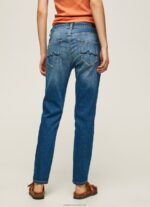 Women Denim Pepe Jeans Carey Midrise Relaxed Fit Jeans 60J4080 - Image 4