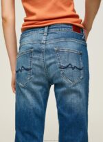 Women Denim Pepe Jeans Carey Midrise Relaxed Fit Jeans 60J4080 - Image 5
