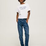 Women Denim Pepe Jeans Carey Midrise Relaxed Fit Jeans 60J4086