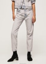 Women Denim Pepe Jeans Celyn Regular Fit High Waisted Jeans 60J4017 - Image 2