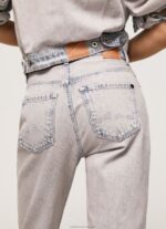 Women Denim Pepe Jeans Celyn Regular Fit High Waisted Jeans 60J4017 - Image 4