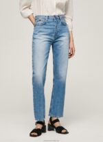 Women Denim Pepe Jeans Celyn Regular Fit High Waisted Jeans 60J4025 - Image 2