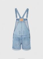 Women Denim Pepe Jeans Cotton Denim Short Dungarees 60J40175 - Image 5