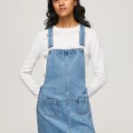 Women Denim Pepe Jeans Denim Dungaree Dress 60J40162