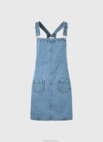 Women Denim Pepe Jeans Denim Dungaree Dress 60J40162 - Image 5