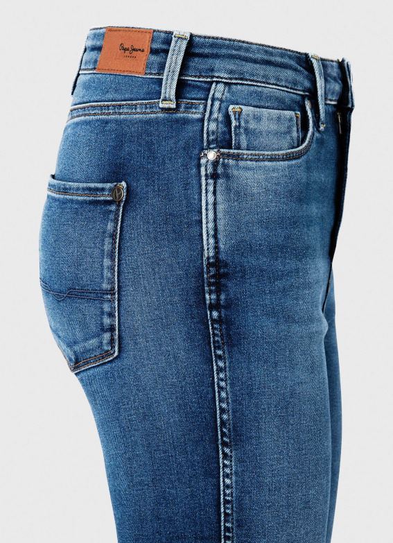 Women Denim Pepe Jeans Dion 7/8 High Waisted Slim Fit Jeans 60J4074 - Image 3