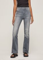 Women Denim Pepe Jeans Dion High Waisted Flared Fit Jeans 60J4063 - Image 2
