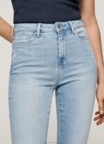 Women Denim Pepe Jeans Dion High Waisted Skinny Fit Jeans 60J4038 - Image 3