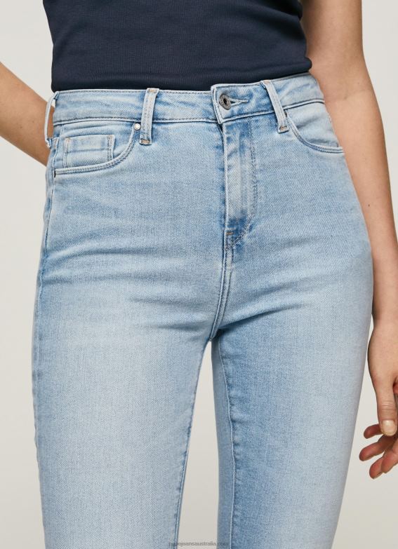 Women Denim Pepe Jeans Dion High Waisted Skinny Fit Jeans 60J4038 - Image 3