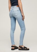 Women Denim Pepe Jeans Dion High Waisted Skinny Fit Jeans 60J4038 - Image 4