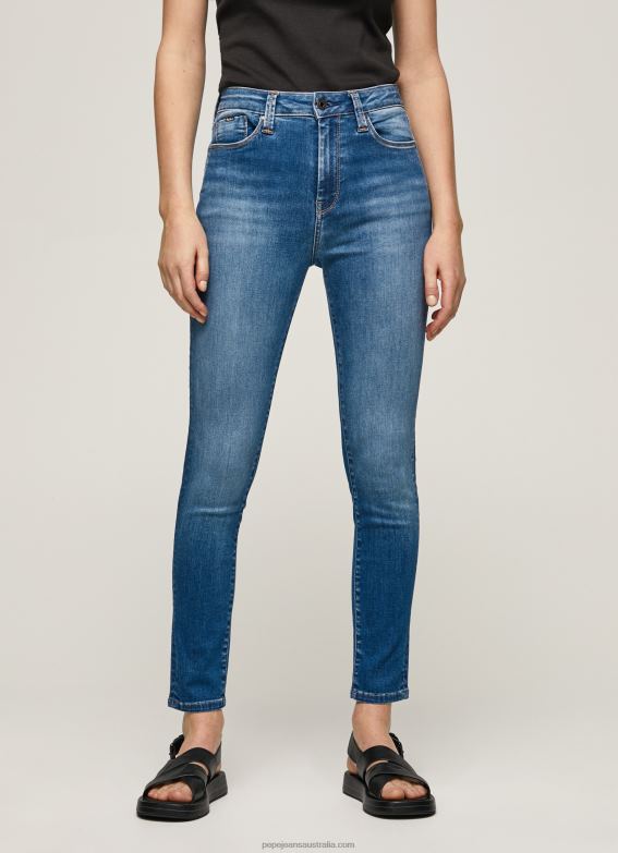 Women Denim Pepe Jeans Dion High Waisted Skinny Fit Jeans 60J4041 - Image 2