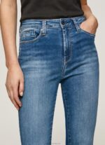 Women Denim Pepe Jeans Dion High Waisted Skinny Fit Jeans 60J4041 - Image 3
