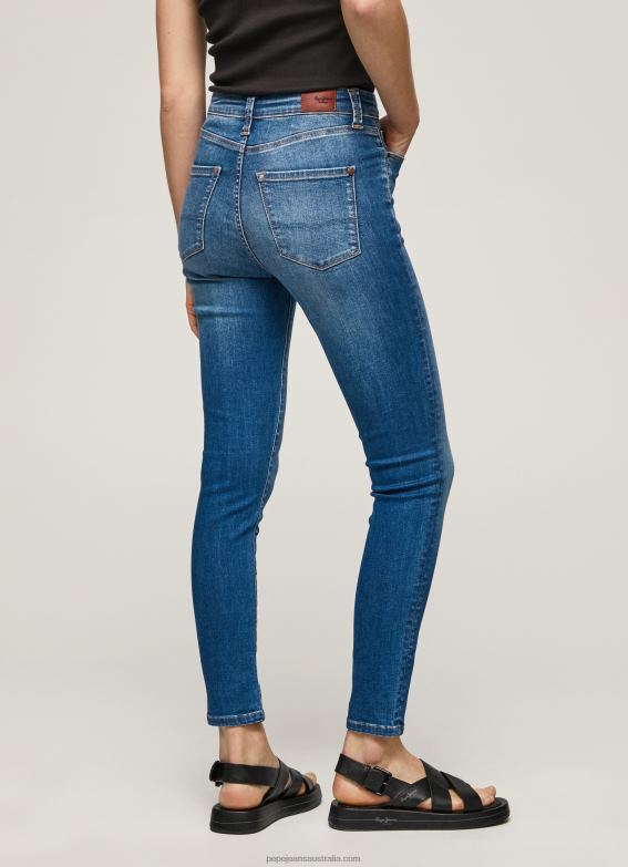 Women Denim Pepe Jeans Dion High Waisted Skinny Fit Jeans 60J4041 - Image 4