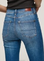 Women Denim Pepe Jeans Dion High Waisted Skinny Fit Jeans 60J4041 - Image 5
