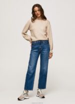 Women Denim Pepe Jeans Dover High Waisted Relaxed Fit Jeans 60J4083