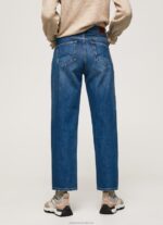 Women Denim Pepe Jeans Dover High Waisted Relaxed Fit Jeans 60J4083 - Image 4
