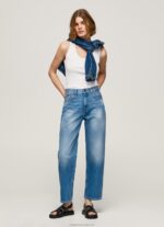 Women Denim Pepe Jeans Dover High Waisted Relaxed Fit Jeans 60J4084
