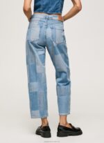 Women Denim Pepe Jeans Dover Loose Fit High Waisted Jeans 60J4088 - Image 4