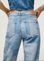Women Denim Pepe Jeans Dover Loose Fit High Waisted Jeans 60J4088 - Image 5