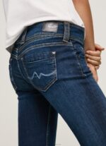 Women Denim Pepe Jeans Gen Straight Fit Mid Waist Jeans 60J404 - Image 5