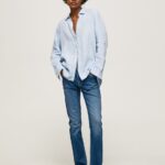 Women Denim Pepe Jeans Grace Slim Fit High Waisted Jeans 60J4070