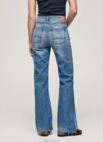 Women Denim Pepe Jeans Harper High Waisted Flared Fit Jeans 60J4064 - Image 3