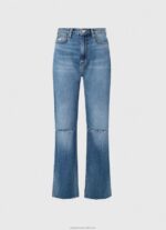 Women Denim Pepe Jeans Harper High Waisted Flared Fit Jeans 60J4064 - Image 5