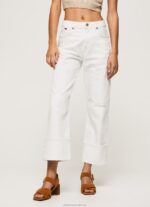 Women Denim Pepe Jeans Hazel High Waisted Regular Fit Jeans 60J402 - Image 2