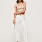 Women Denim Pepe Jeans Hazel High Waisted Regular Fit Jeans 60J402