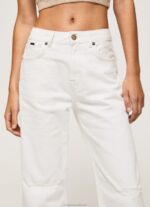 Women Denim Pepe Jeans Hazel High Waisted Regular Fit Jeans 60J402 - Image 3